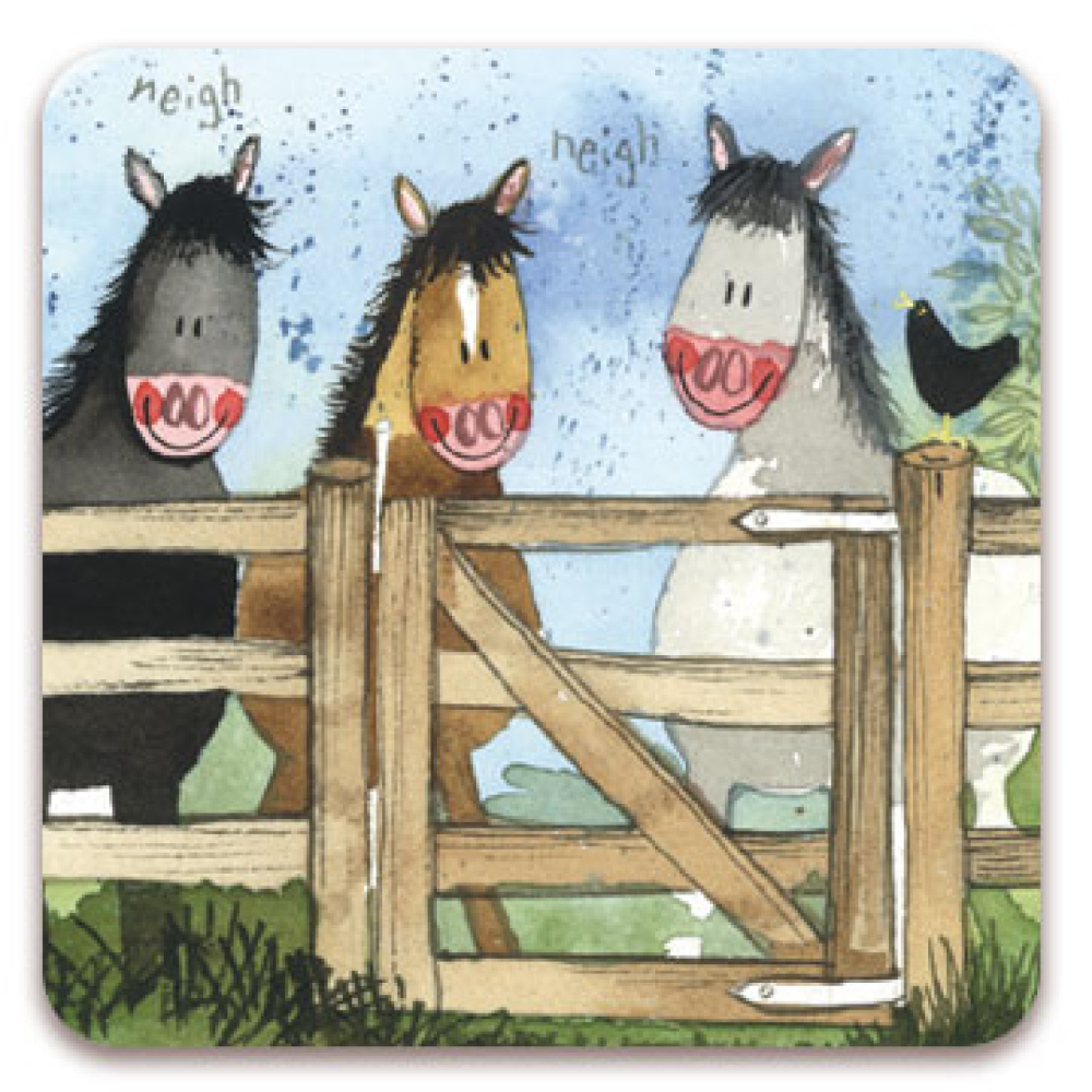 Fridge Magnet Alex Clark Horse Motif The Gate