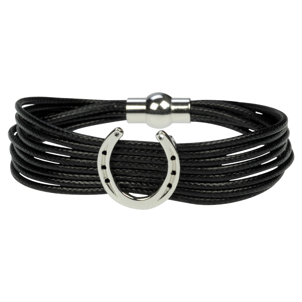 Bracelet Happy Ross Horse Shoe Black