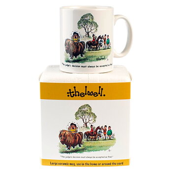 Mugg Thelwell Hästmotiv Judges Decision