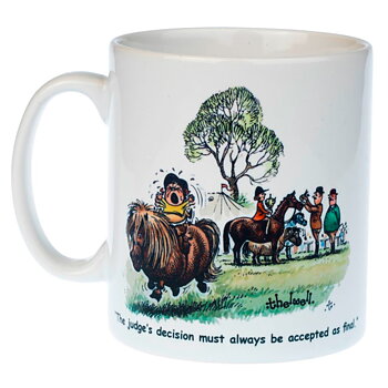 Mugg Thelwell Hästmotiv Judges Decision