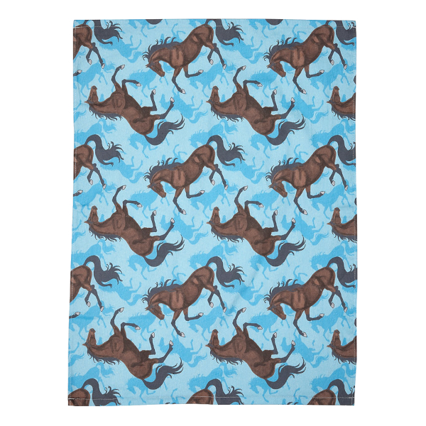 Kitchen Towel AWST Intl Bay Horse Turquoise