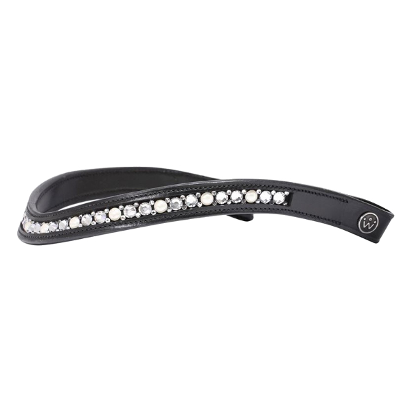 Pannband SD Design Meistro Crystal/Pearl Svart
