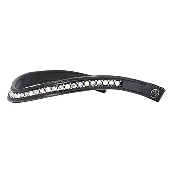 Browband SD Design Meistro Crystal/Pearl Black