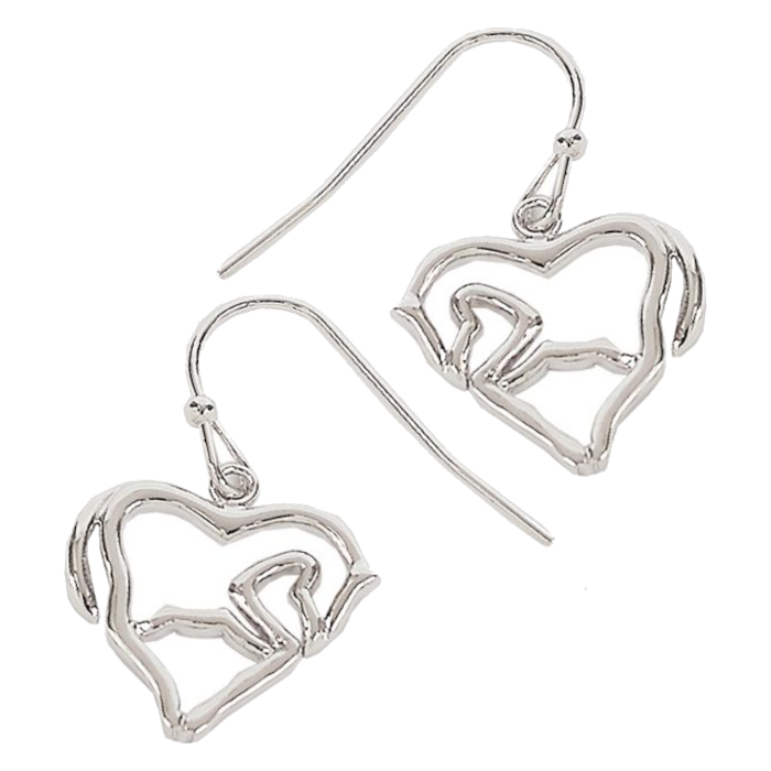 Earrings AWST Intl Horse Heart