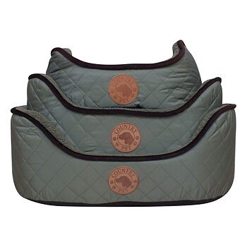Dog Bed Country Pet Quilt Green