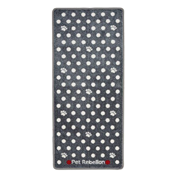 Barrier Rug Pet Rebellion Paws & Spots Grey