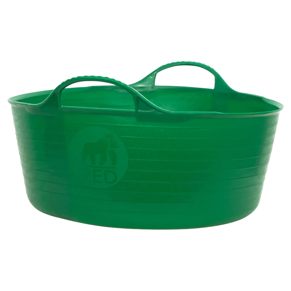 Plastic Bucket Red Gorilla  Shallow Green