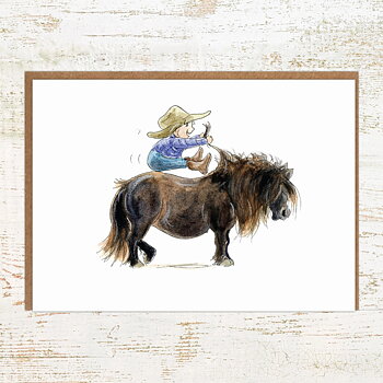 Kort Pony Nut Gifts Hästmotiv Where Is The Go Button