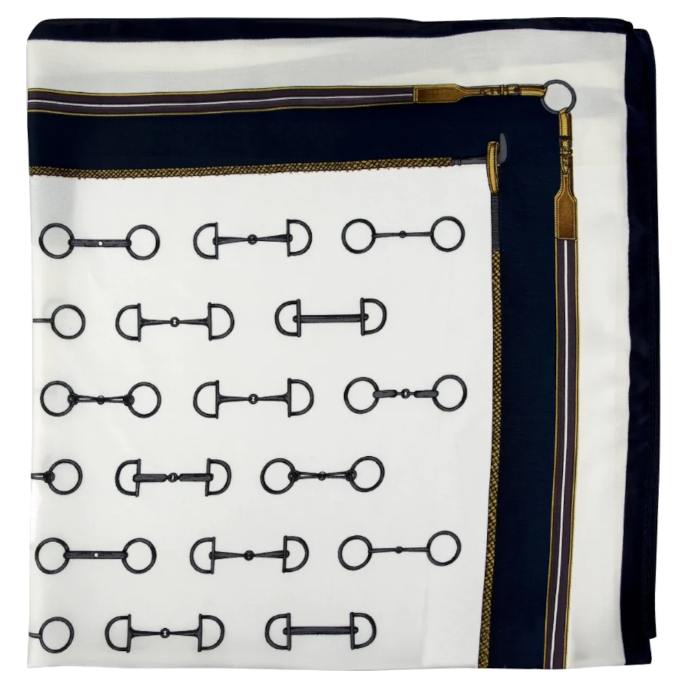 Scarf AWST Intl Snaffle Bits Navy