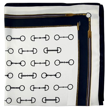 Scarf AWST Intl Snaffle Bits Navy