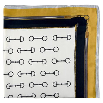 Scarf AWST Intl Snaffle Bits Gold