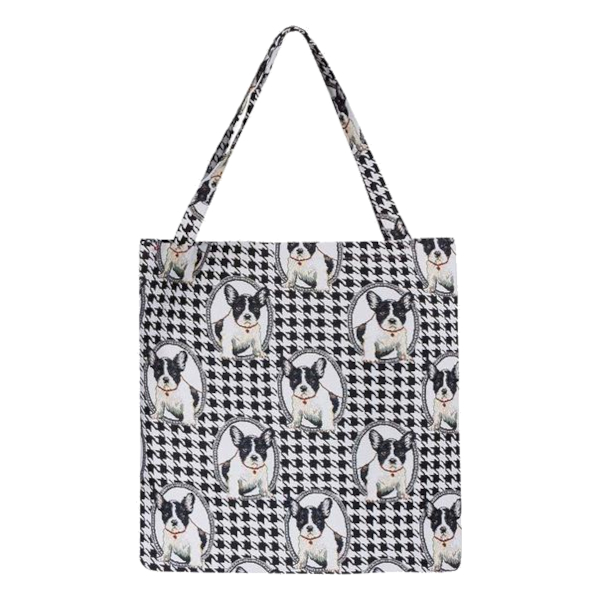 Shopping Bag Signare Dog Motif French Bulldog