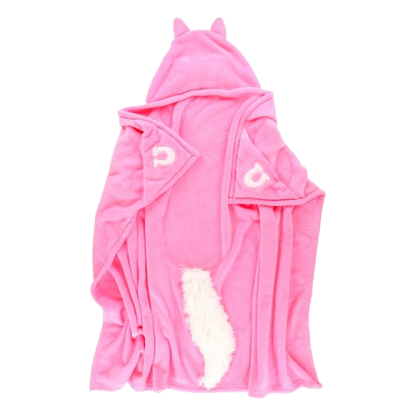 Fleeceblanket Lazy One Horse Rosa - 2