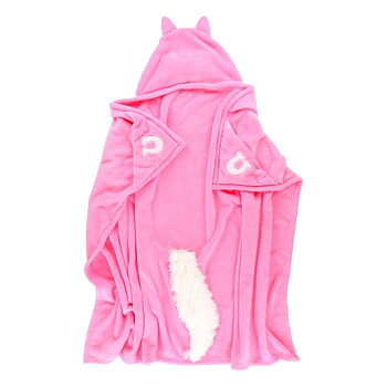 Fleeceblanket Lazy One Horse Rosa
