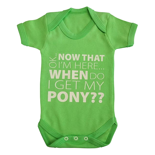 Baby Romper My Pony Apple Green