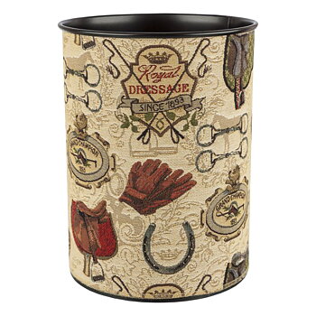 Papperskorg Hines Of Oxford Hästmotiv Royal Dressage Beige