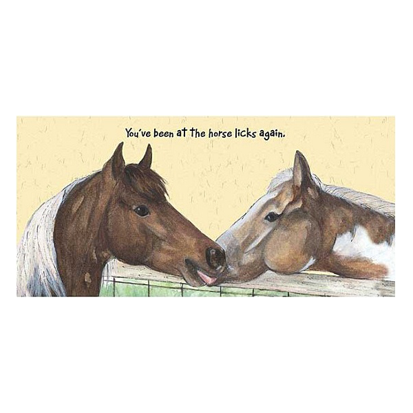 Greeting Card The Little Dog Laughed Horse Motif The Horselicks 