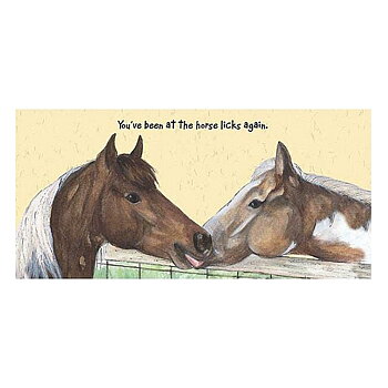 Greeting Card The Little Dog Laughed Horse Motif The Horselicks 