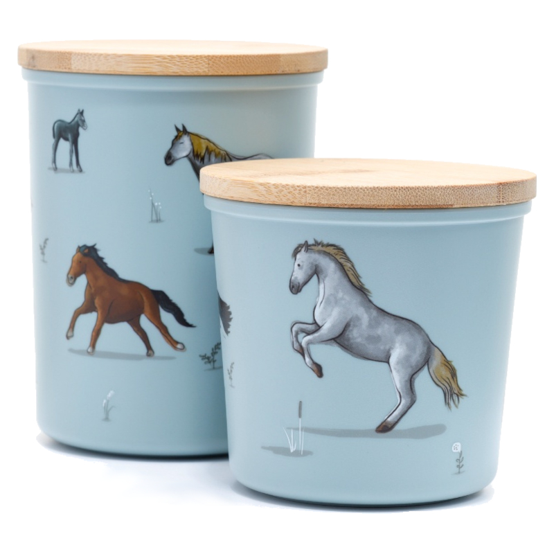 Storage Jars Willow Farm Horse 2-pack
