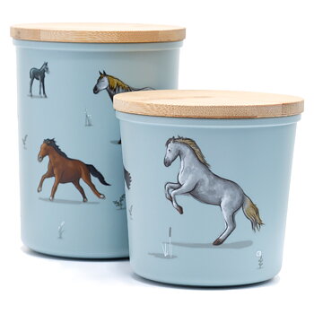 Storage Jars Willow Farm Horse 2-pack