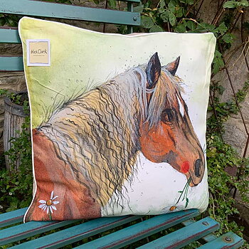 Cushion Alex Clark Horse Motif Sunshine Horse