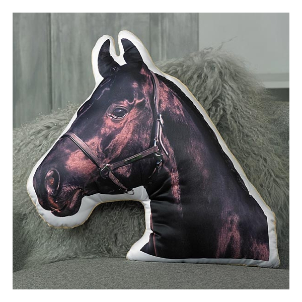 Cushion Horsehead Black
