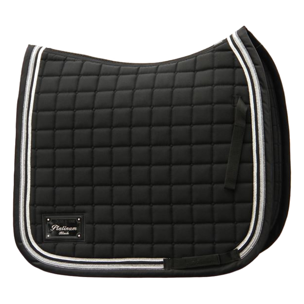 Saddle Pad Showjumping Rider By Horse Platinum Black Black