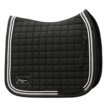 Saddle Pad Showjumping Rider By Horse Platinum Black Black