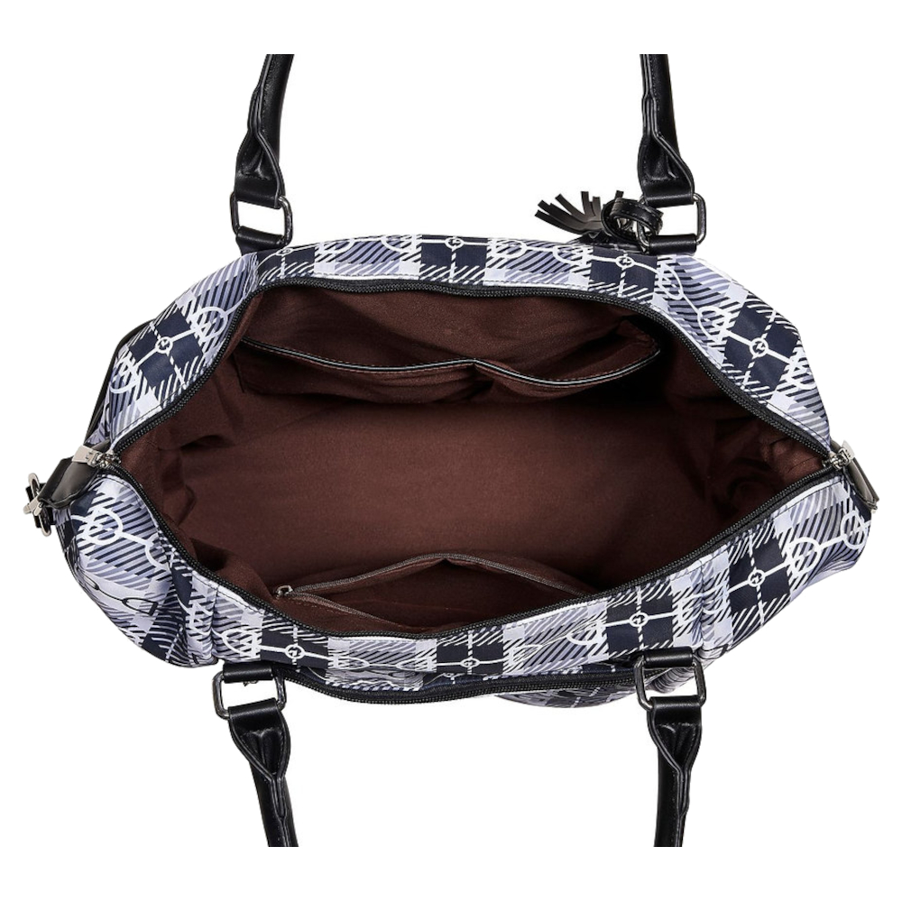 Travelbag AWST Intl Snaffle Bit Plaid Black/White - 3