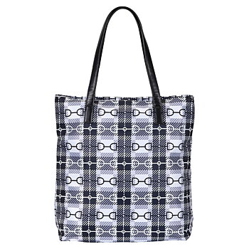 Tote Bag AWST Intl Snaffle Bit Plaid