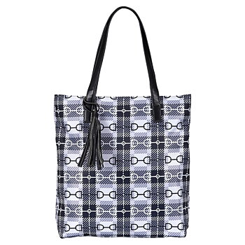 Tote Bag AWST Intl Snaffle Bit Plaid