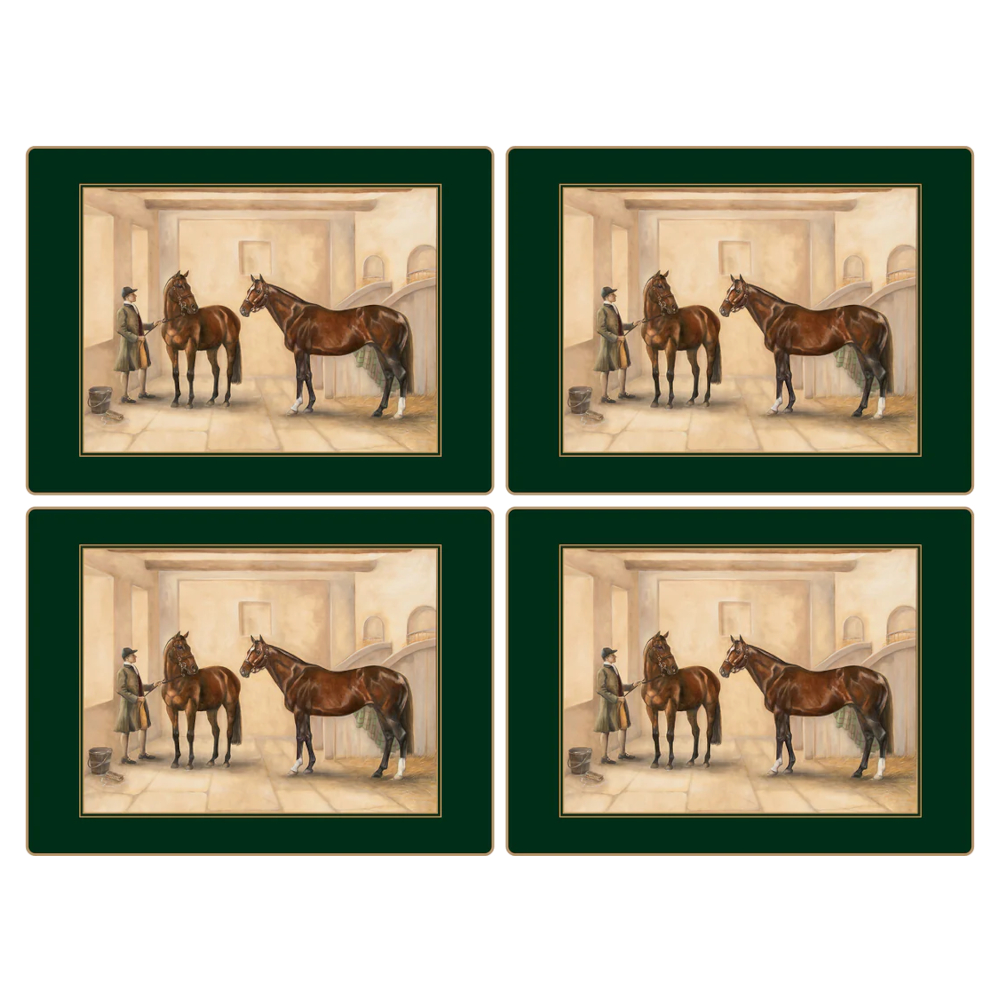 Placemats Lady Clare Stable Scene 4-pack - 2