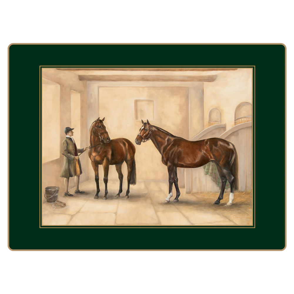 Placemats Lady Clare Stable Scene 4-pack