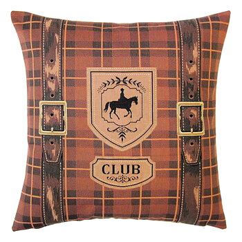 Gobelängkudde Yapatkwa Hästmotiv Tartan Club 