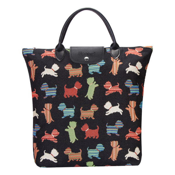 Shoppingväska Hopvikbar Signare Hundmotiv Playful Puppies