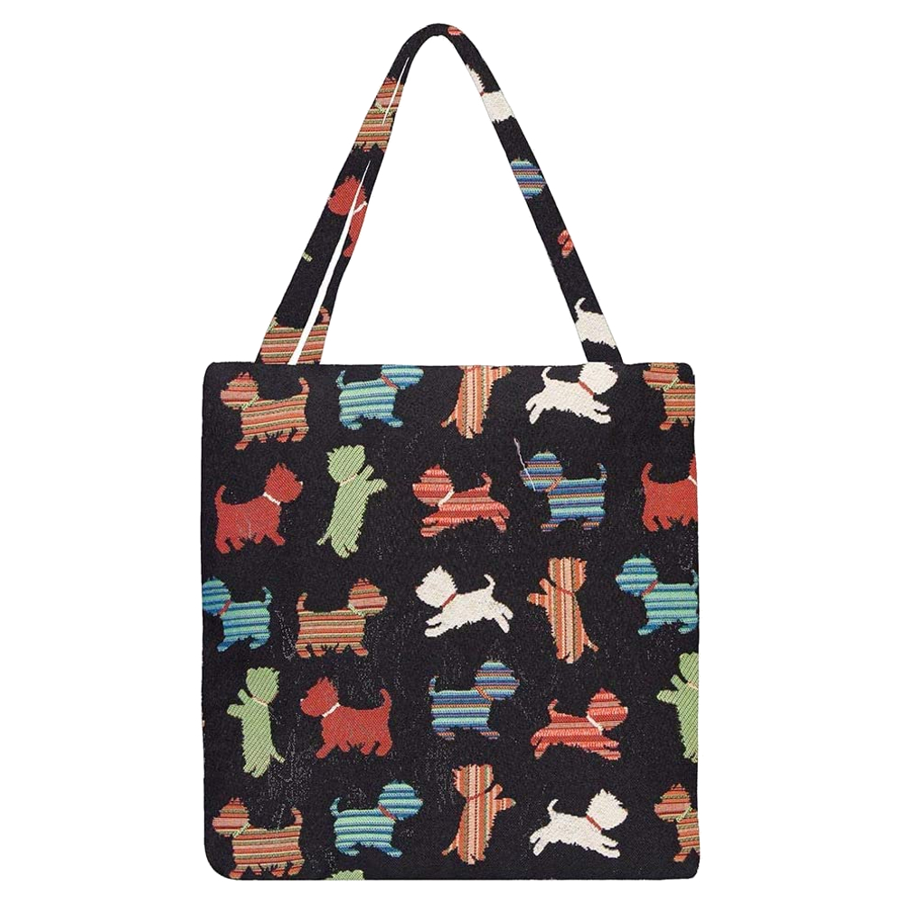 Shopping Bag Signare Hundmotiv Playful Puppies