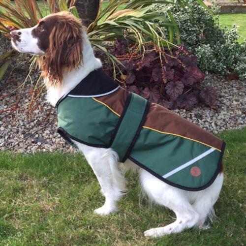 Dog Coat Country Pet Harness Waterproof Green - 2