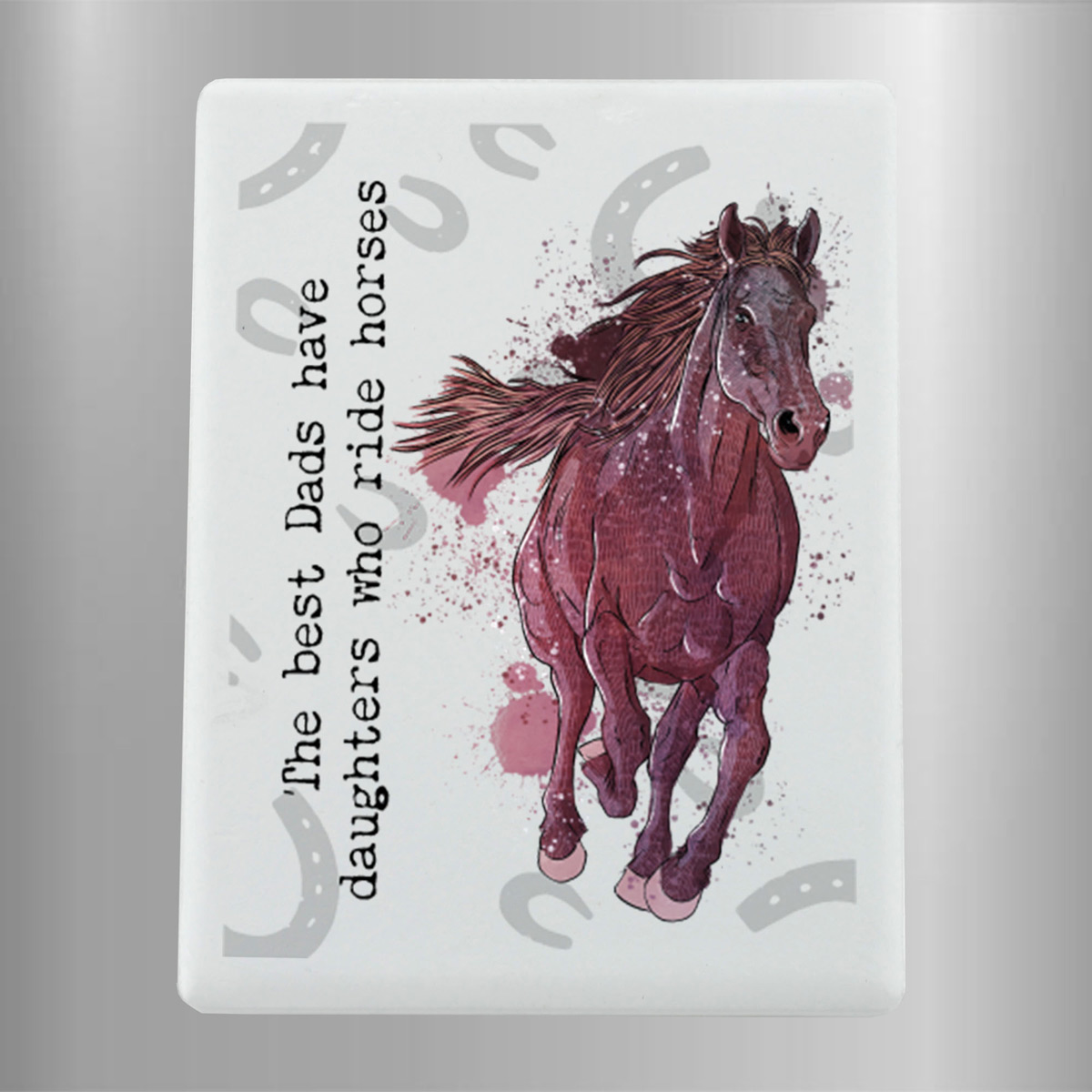 Fridge Magnet Vivid Squid Horse Motif The Best Dads