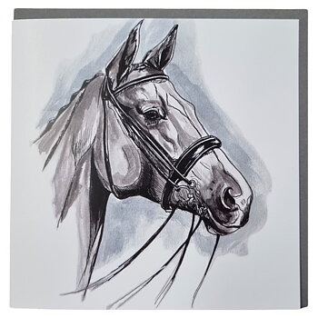 Kort Gubblecote Hästmotiv Dressage Horse
