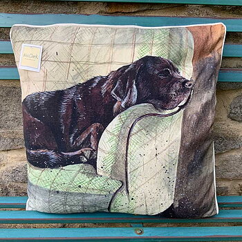 Cushion Alex Clark Dog Motif Buddy
