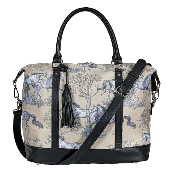 Travelbag AWST Intl Horse Motif Toile Creme