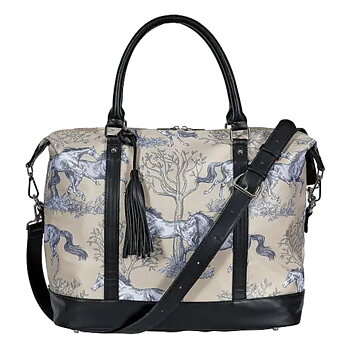 Travelbag AWST Intl Horse Motif Toile Creme
