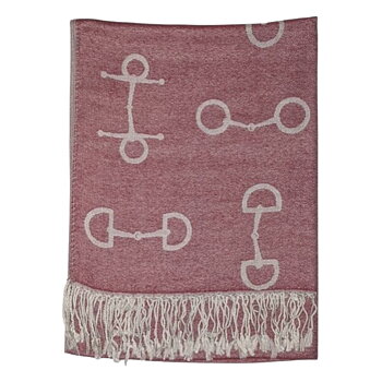 Scarf AWST Intl Snaffle Bit Burgundy