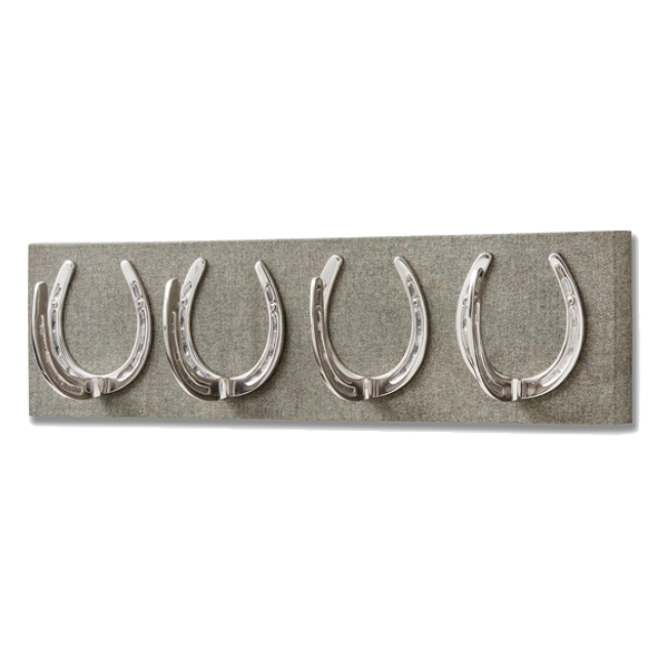 Coat Hooks Horseshoes Tweed