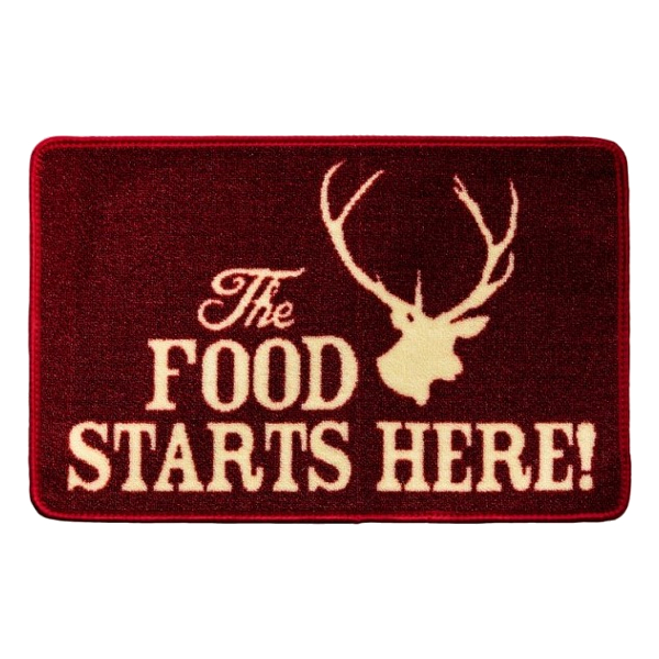 Food Mat Pet Rebellion The Food Starts Here Red