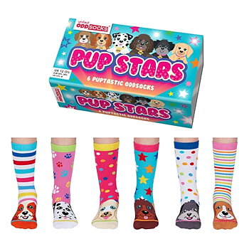 Udda Strumpor Pup Stars