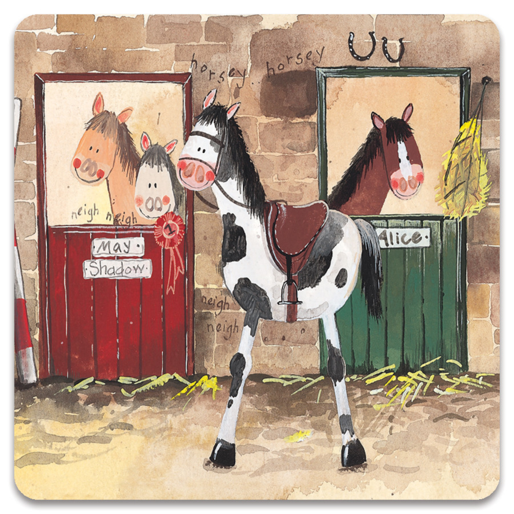 Fridge Magnet Alex Clark Horse Motif Alice's Stable