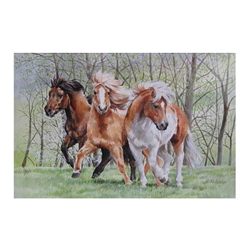 Greeting Card Caroline Cook Horse Motif Playtime