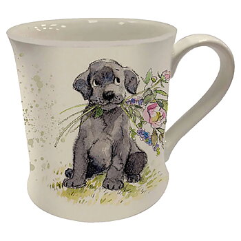 Mugg Hundmotiv Black Lab