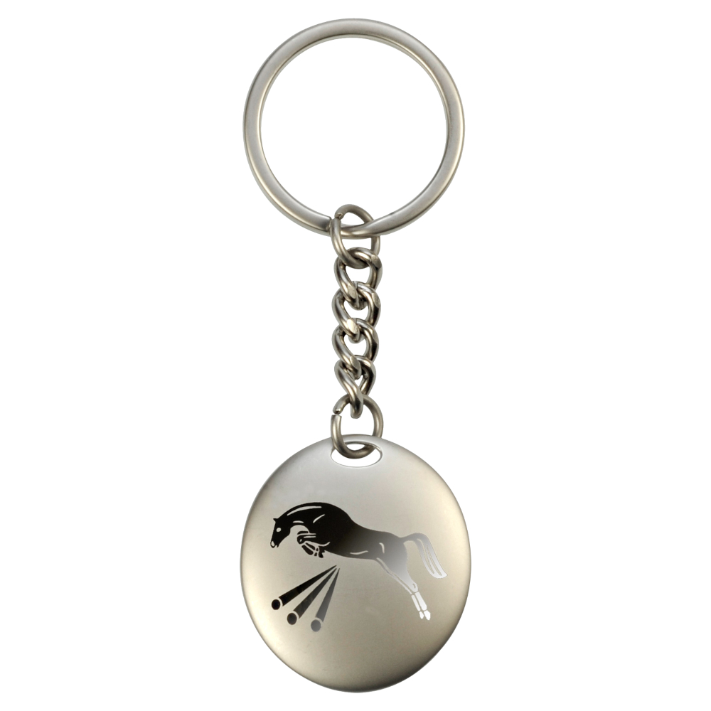 Keyring Oval Happy Ross Show Jumper